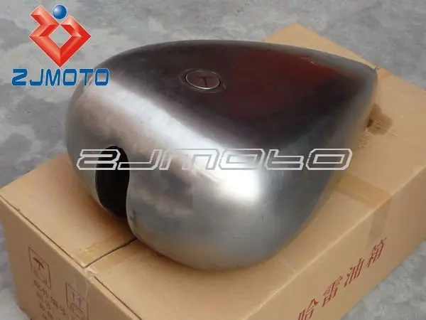 MPW Speedshop Custom Alien Head Fuel Tank For Harley / Bobber – 7.1L / 2.1 Gal, Unpainted Steel
