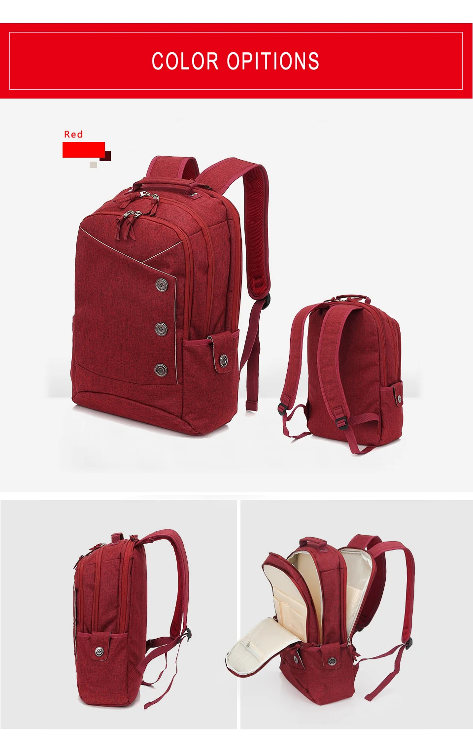 Multifunction Casual Custom Mochila Waterproof School 17.3 Inch Laptop