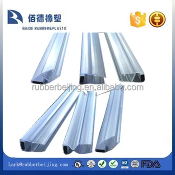 F Shape Sliding Glass Shower Door Gap Seals Strips