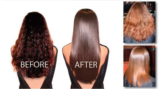 Permanence Relax Curly Frizzy Hair Rebonding Keratin Treatment