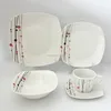square shape dinnerware wholesale
