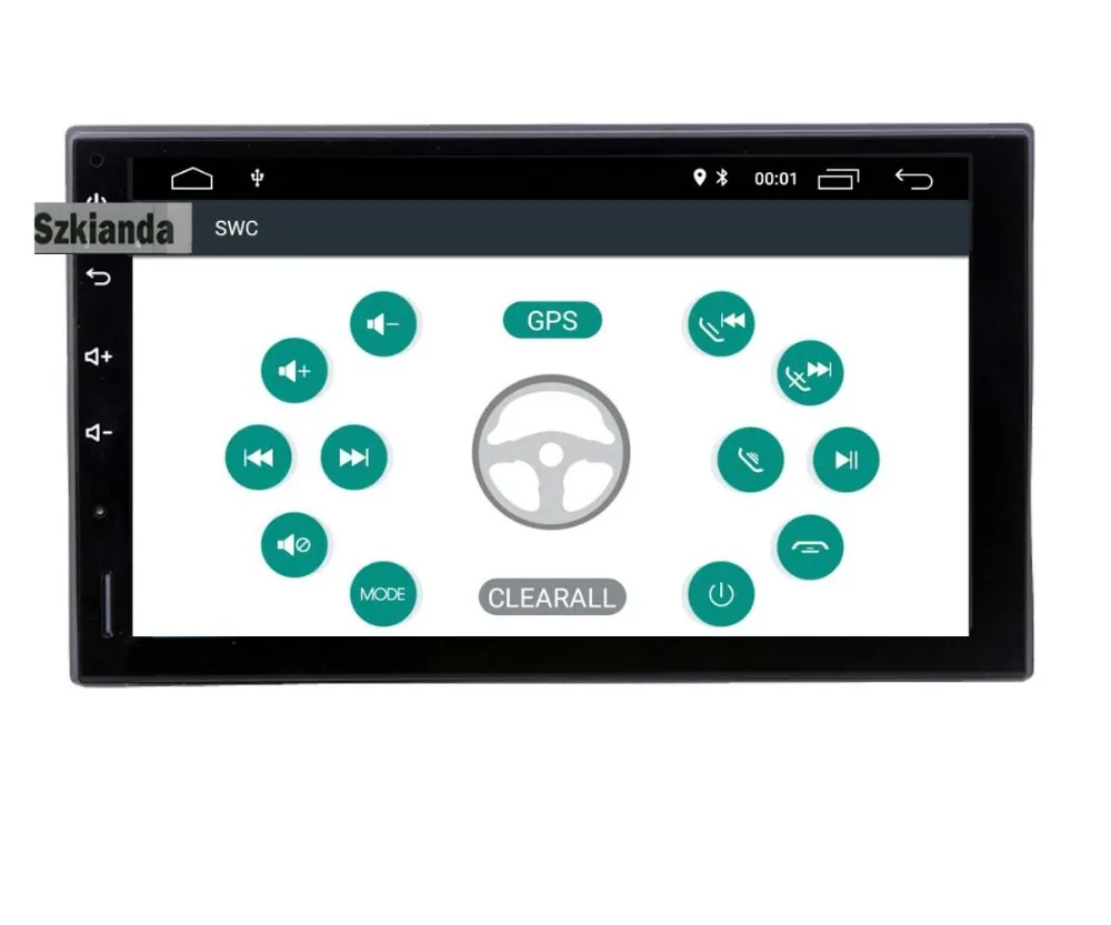 Flash Deal Android 8.1 Car Radio 7 inch 2din DVD 1024x600 GPS Navigation Bluetooth USB 2 din Universal For Nissan VW Toyota Peugeot Player 11