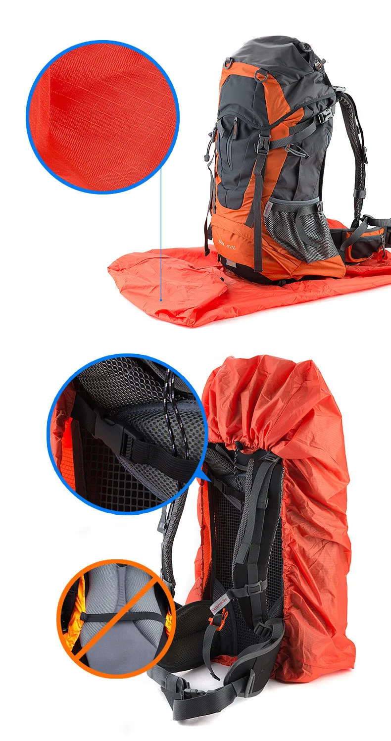 rucksack rain cover 70l