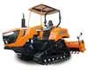 Chinese best price Multifunction rubber track Paddy field 50hp 75hp farm agricultural small mini crawler tractor for sale