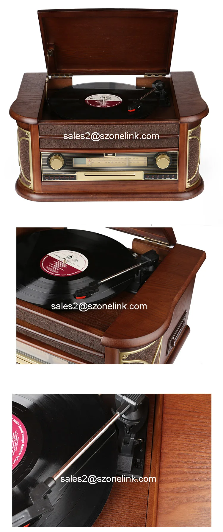 Remote Control Retro Gramophone Cd Player With Usb Buy Retro