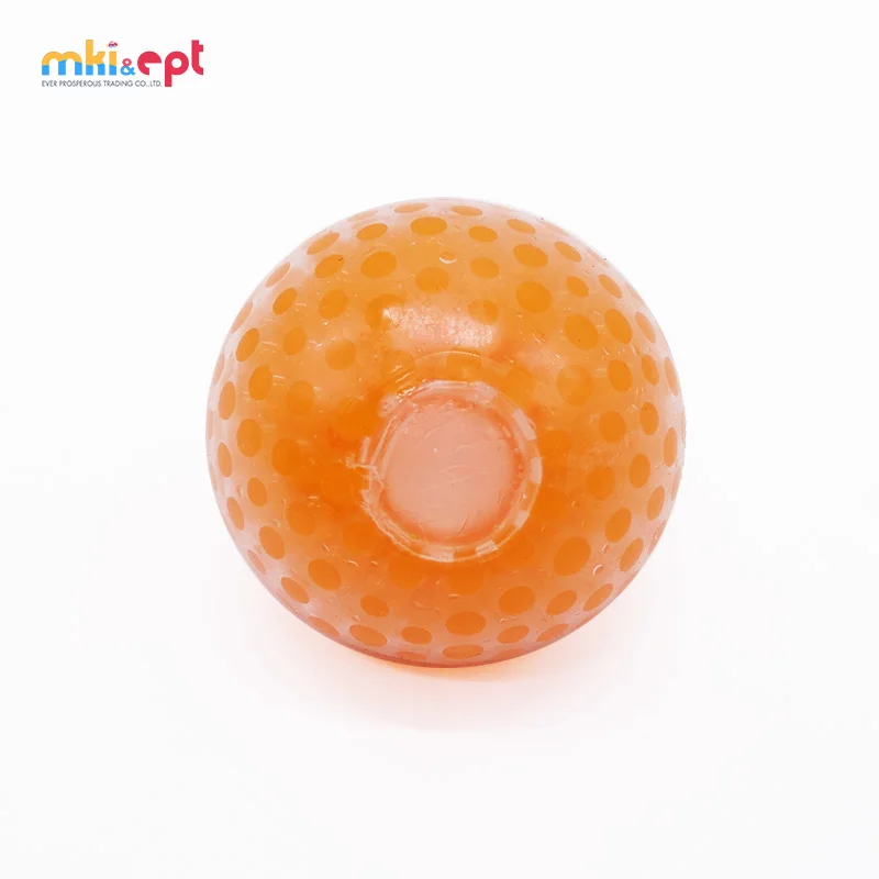 -6 Colors Bead Gel Soft Squeeze Stress Ball Toy