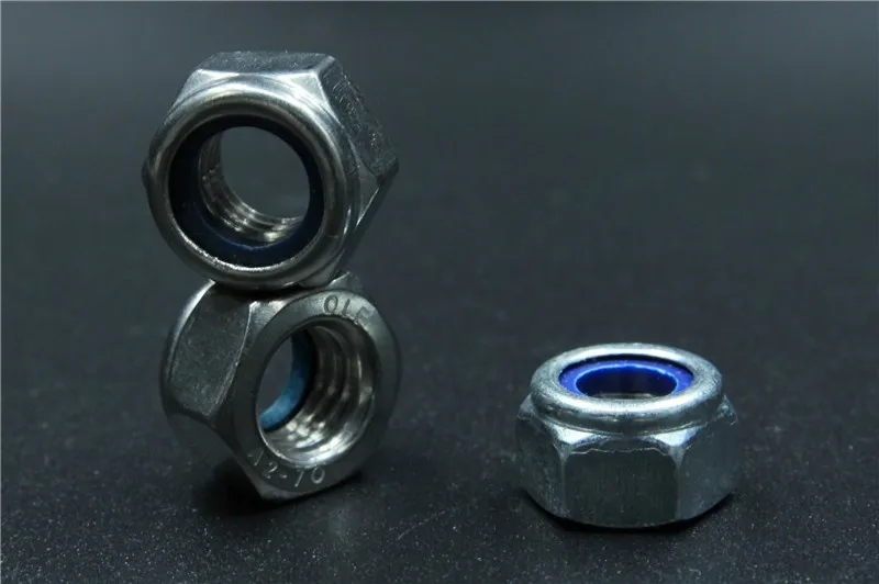 Din 985 Iso 7040 Iso 10511 Galvanized Hexagon Lock Nut Nylock Nut With