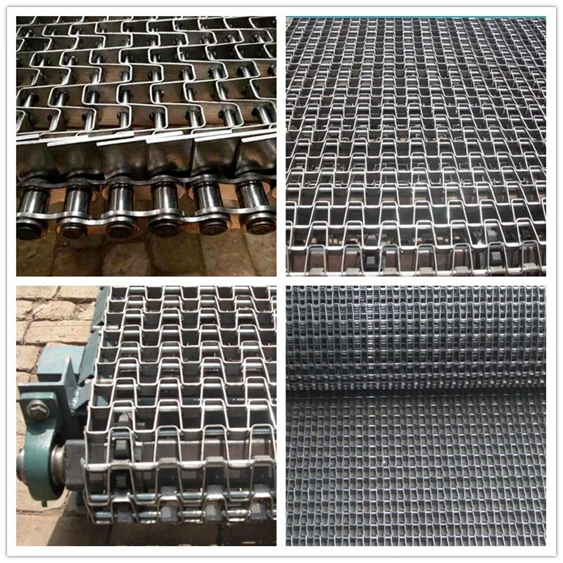 304 stainless steel chain wire mesh metal conveyor belt for for furnace