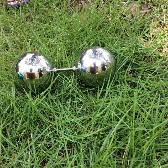 Mirror steel ball fountain/ shiny decorative balls