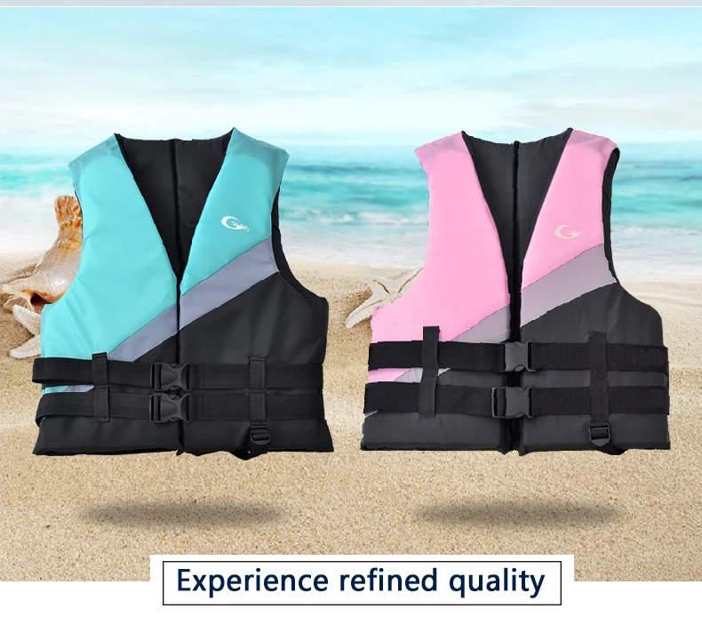 Adult Life Vest Thicken High Buoyancy Life Jacket Water Sports ...