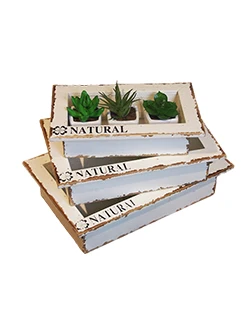 Wood Planter Pots