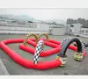 0.55mm PVC Vinyl Inflatable Zorb Ball Racing Track / Inflatable Race Track For Sale