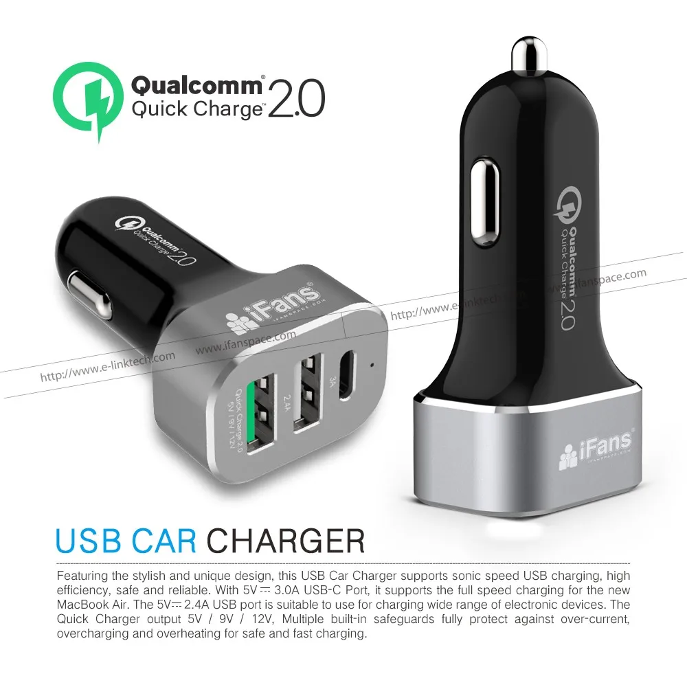 usb c car charger