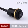 Toowei 16mm miniature led pushbutton switch wire ip67 waterproof push button switch with symbol illumination