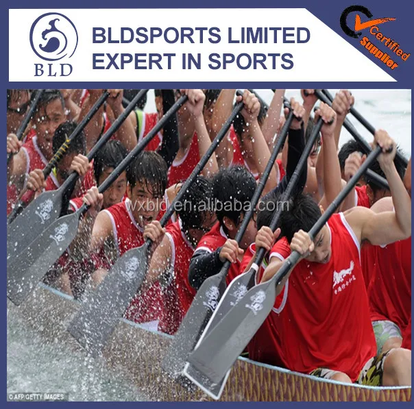 
Round T-grip design adjustable dragon boat carbon fiber paddle 