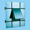 Imagery exposed and hidden frame aluminium curtain wall and facade double glazed
