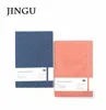 a5 new design personalized fabric lining hardcover notebook with logo silk printing