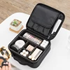 Amazing design fashion style black travel makeup train case