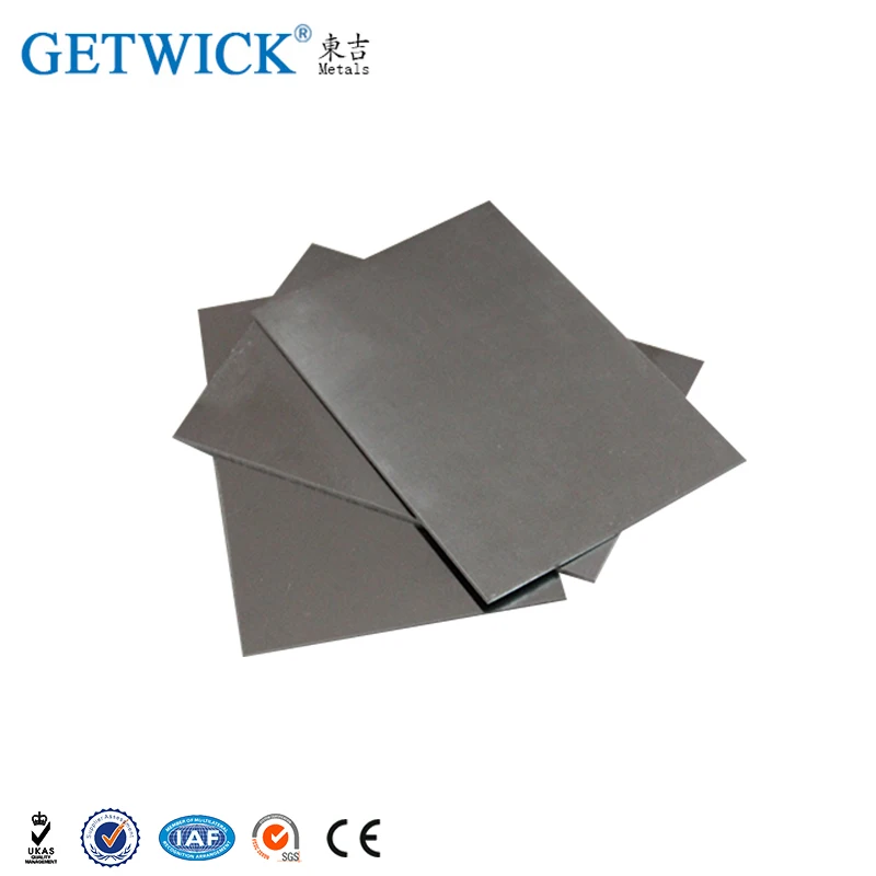 high temperature furnace heat shielding 1mm Thickness Tungsten plate sheet