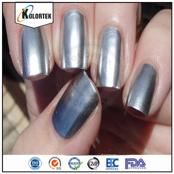 Silver Chrome Magic Mirror Effect Glitter Powder Pigment For Nails Silver Chrome Magic Mirror Effect Glitter Powder Pigment For Nails Polish
