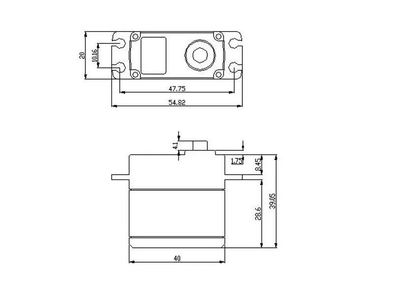 K-power DHV823 12V 15kg waterproof servo