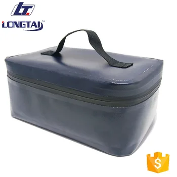 Welded Cosmetic Bags Waterproof Sealable Manufacture Small Handle Bag Ziplock Pvc Rope Plastic