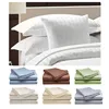 bleached white cotton material sheet set