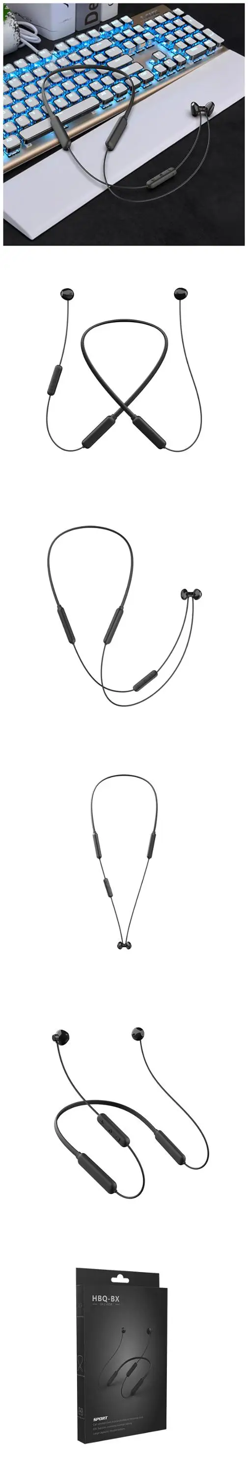Cheap Neckband Headphones Bt Stereo Neckband Magnetic Bluetooth Headset