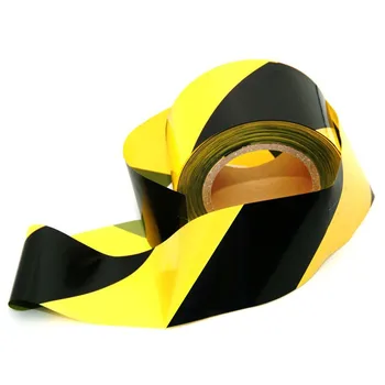 Black And Yellow Hazard Tape,Reflective Warning Tape,Rt-ug3100 - Buy ...