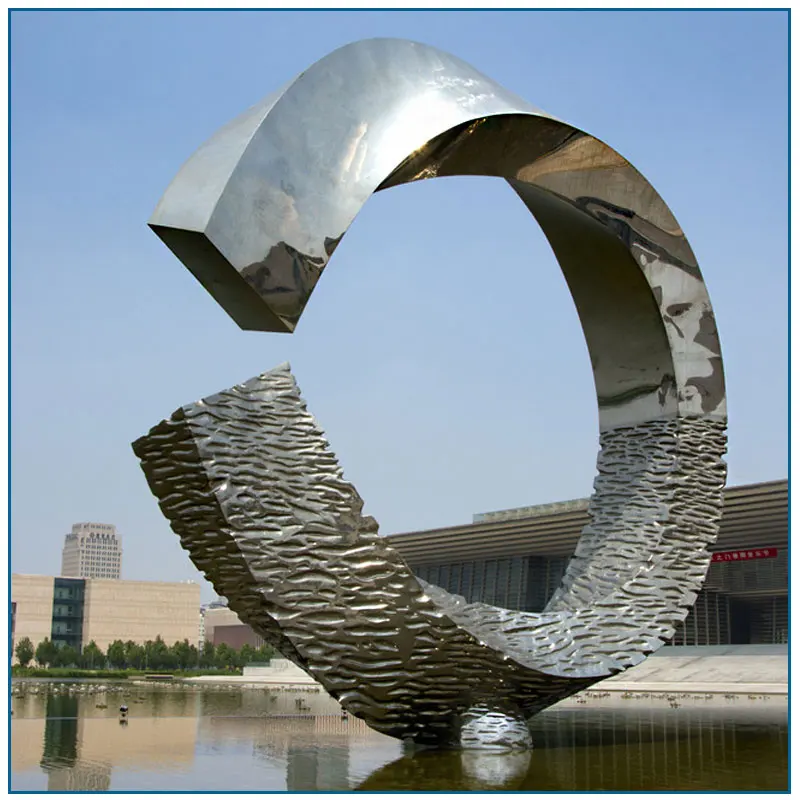 Фигуры из стали. Stainless Steel Sculpture. Современная скульптура. Современные металлические скульптуры. Скульптура нержавейка.