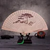 [I AM YOUR FANS]Sufficient Stock! Chinese wood fan Chinese traditional design The Guest-Greeting Pines
