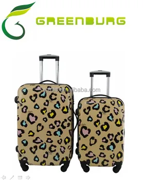 printed hard shell suitcase