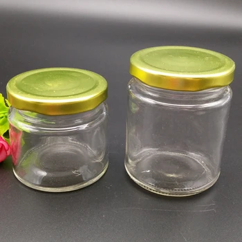 glass spice jars with metal lids