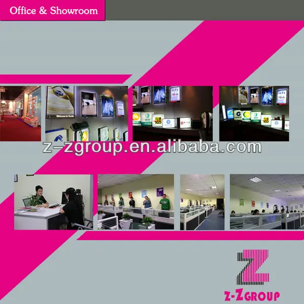 LED Acrylic magnetic sucking slim frame light box (3)