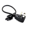 3Pin Flat Plug Power Cord,Nema 5-15P Male to IEC 320 C5 Female Socket Adapter Cable For Notebook
