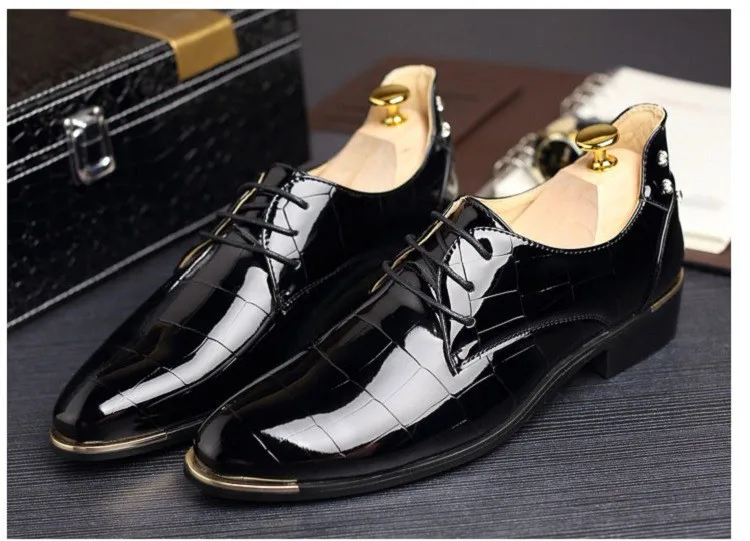 Factory Supplier Brand Logo Customized Mens Formal Shoes Large Size ...
