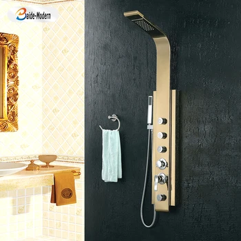 Wall Mounted Water Back Massage Shower Panel Systems Ssa Bathroom