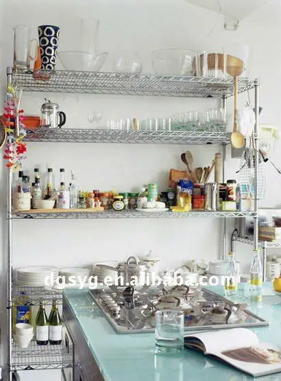 Alambre de almacenamiento de alimentos y display shelving para