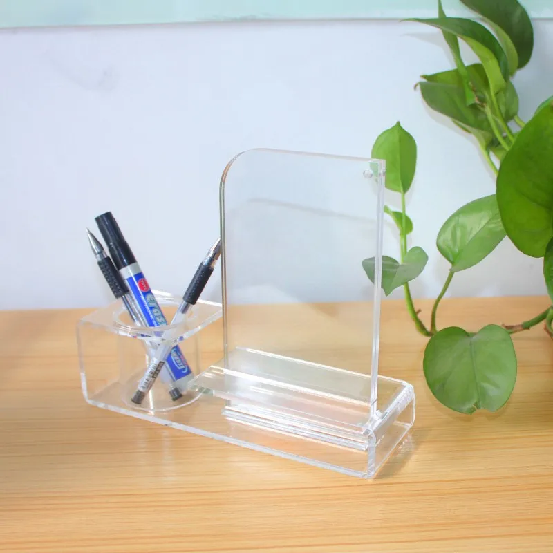 Shenzhen Tinya Plastic Clear Acrylic Office Tabletop Pencil Stand