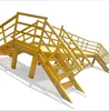 Anti Corrosion FRP Material Industrial Platform Ladder/moving ladder/fiberglass handrail step ladder