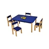 Daycare school child montessori furniture wooden kids study activity table