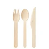 14cm Biodegradable Table Set Wooden Spoon And Fork Perfect for Party, Wedding, Holiday 100% Compostable Wood Cutlery