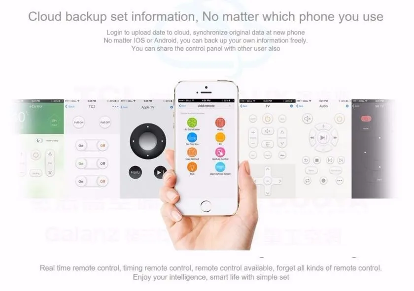 New Broadlink Rm2 Rm Pro Universal Intelligent Controller Smart Home Automation WiFi+IR+RF Switch Remote Control Via IOS Android