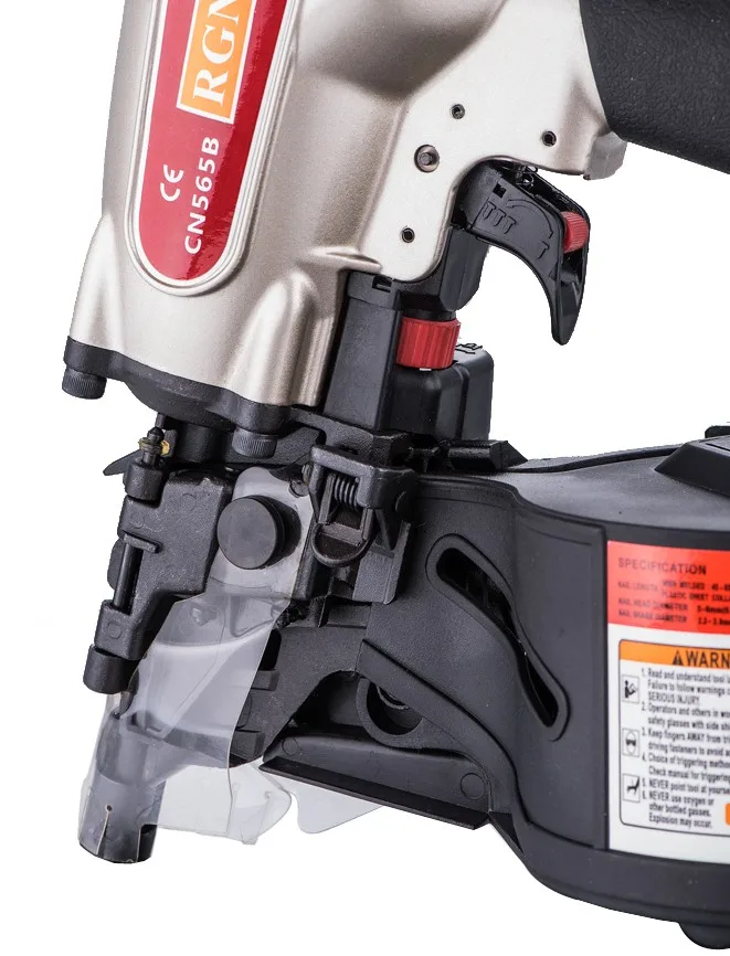 Rgn Air Nailer Gun Cn565b For House Construction With Plastic Collated