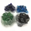 Wholesale 1--30mm fine Crushed Glass Stone Chips Bulk For Concrete flooring