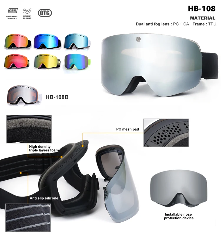 -ski goggles