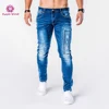 ripped patch denim biker skinny jeans men Pants