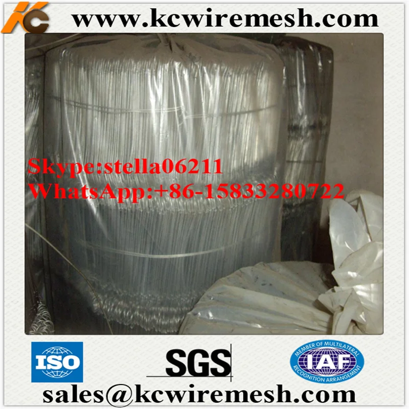 Factory!!!!! Pvc Coated Double Loop Wire Ties/galvanized Bag Sack Bar