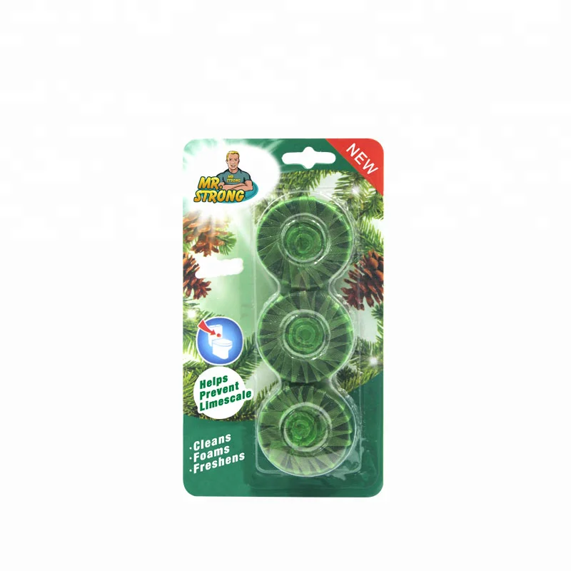 Toilet Bowl Cleaner Green Toilet Block Pine Fragrance 50g/pc Buy Auto