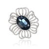 00047 High quality temperamental flower brooch for women important occasion graceful Crystals from Swarovski